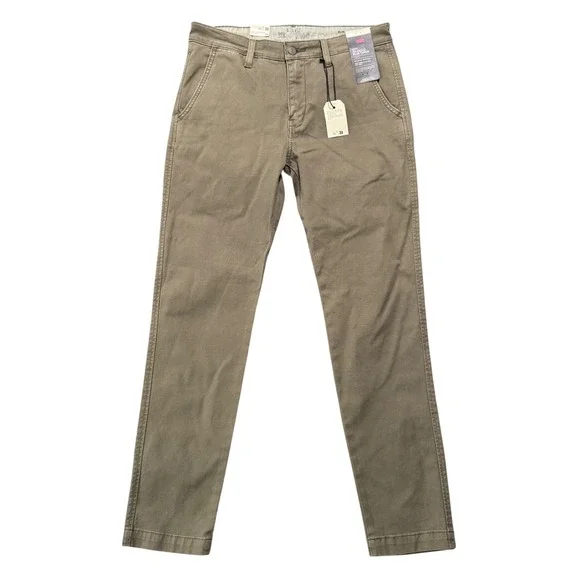 Levi's XX Chino Slim Taper 31x32 Green Stretch Mens PantsKhaki Garment Dyed
